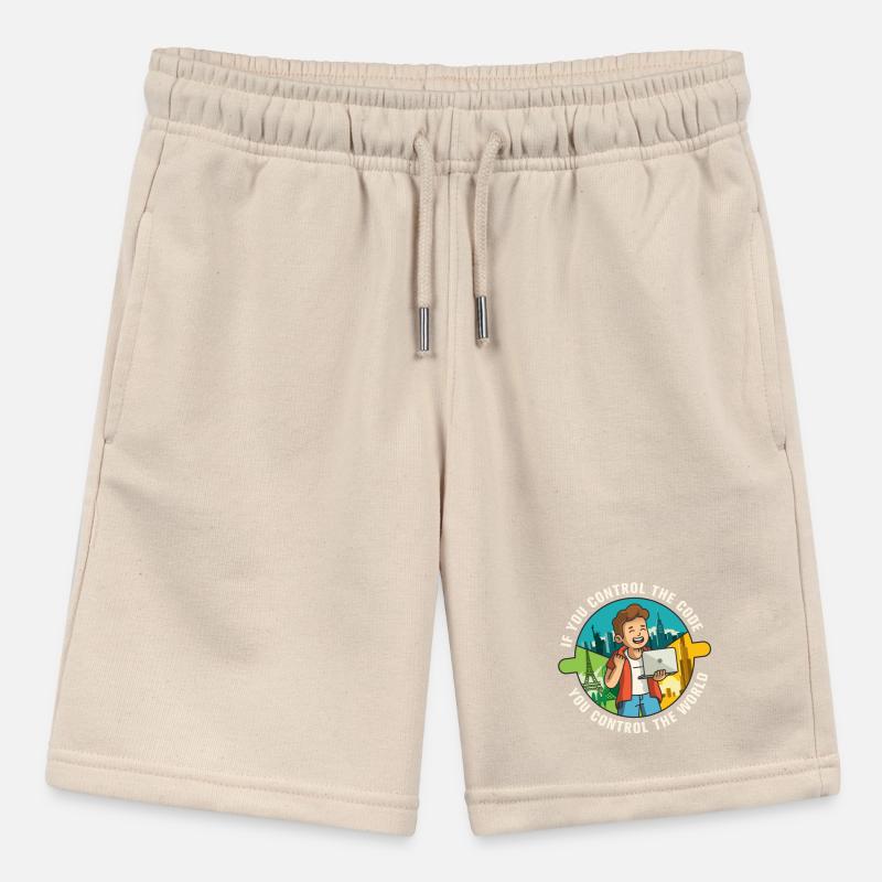 Wenn du den Code kontrollierst, kontrollierst du die Welt Stanley/Stella Teenager Bio-Joggingshorts MINI BOLTER