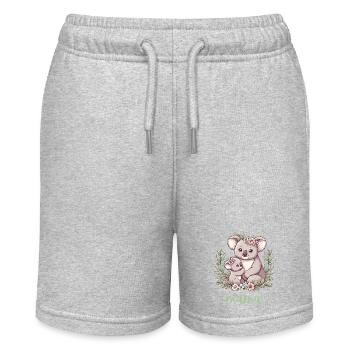 Mama Koala Bear Hug I Floral Wreath Mum I Koala - Stanley/Stella Teenager Bio-Joggingshorts MINI BOLTER - Navy - Vorne