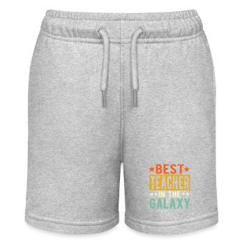 Best Lehrer ever Lehrer Geschenk - Stanley/Stella Teenager Bio-Joggingshorts MINI BOLTER - Navy - Vorne