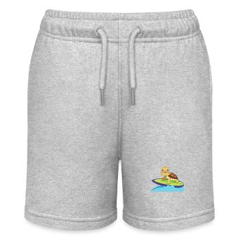 Schildkröte auf surfbrett - Stanley/Stella Teenager Bio-Joggingshorts MINI BOLTER - Navy - Vorne
