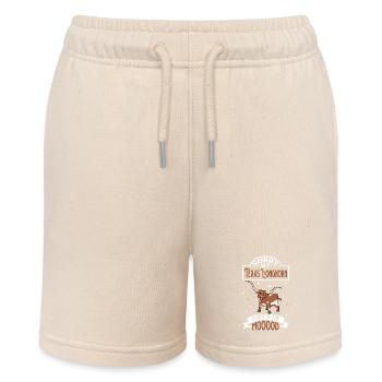 Not in the mood - Texas Longhorn - Stanley/Stella MINI BOLTER Organic Teen Jogging Shorts - soft Ecru - Front