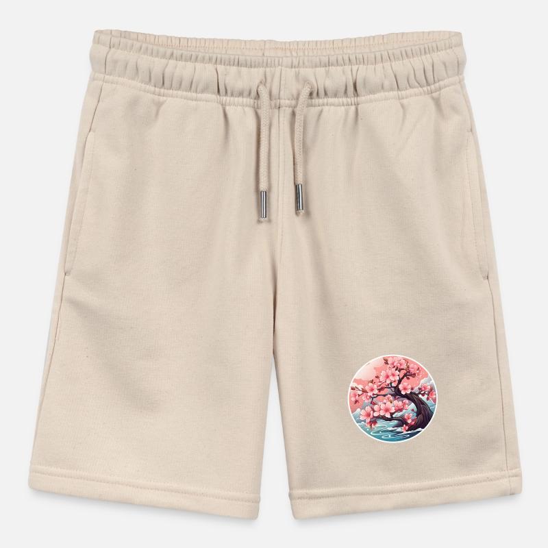 Cherry blossom tree Stanley/Stella MINI BOLTER Organic Teen Jogging Shorts