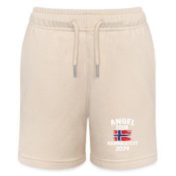 HAMMERFEST 2024 Fishing Tour Norway - Stanley/Stella MINI BOLTER Organic Teen Jogging Shorts - soft Ecru - Front