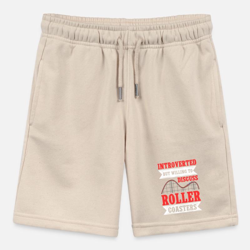 Achterbahn Rollercoaster Roller Coaster Geschenk Stanley/Stella Teenager Bio-Joggingshorts MINI BOLTER