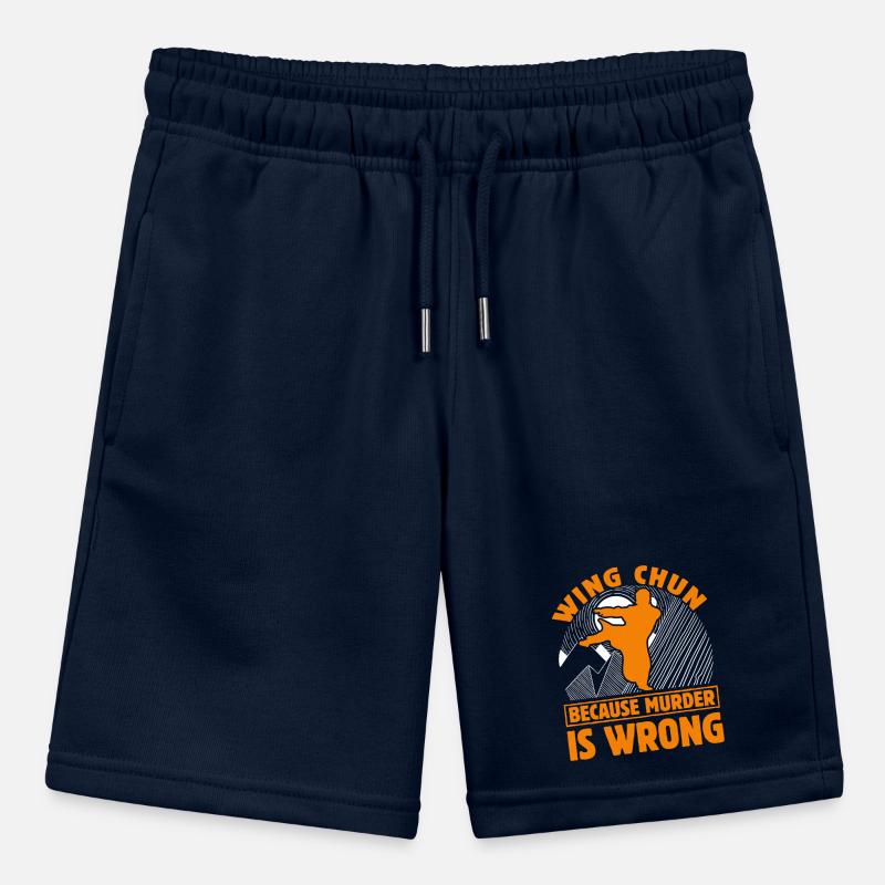 Wing Chun because murder is wrong Stanley/Stella MINI BOLTER Organic Teen Jogging Shorts