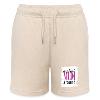 mum - Stanley/Stella MINI BOLTER Organic Teen Jogging Shorts - soft Ecru - Front