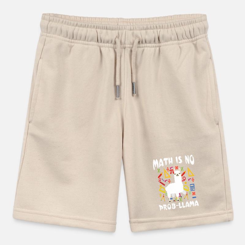 Math is no problem funny math llama Stanley/Stella MINI BOLTER Organic Teen Jogging Shorts