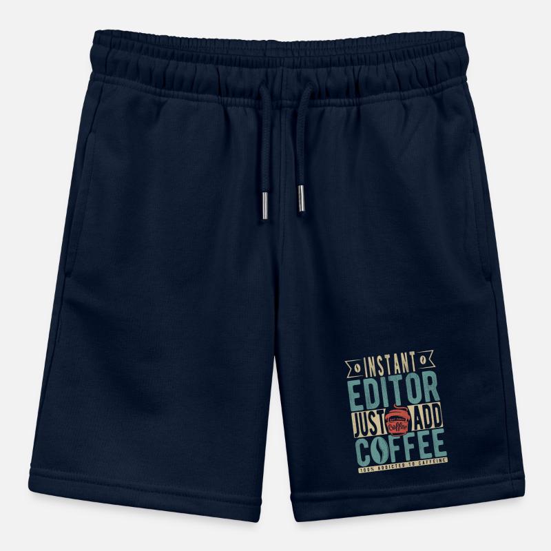 Instant Editor Just Add Coffee Stanley/Stella MINI BOLTER Organic Teen Jogging Shorts