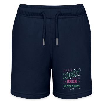 Sarcastic Self Love Narcissism Funny Saying - Stanley/Stella MINI BOLTER Organic Teen Jogging Shorts - navy - Front