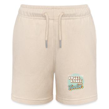 Sweet Sassy and 12 12th Birthday Party Celebrant - Stanley/Stella Teenager Bio-Joggingshorts MINI BOLTER - Natur - Vorne