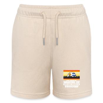 Im Tired of Waking Up and Not Being In Uruguay - Stanley/Stella Teenager Bio-Joggingshorts MINI BOLTER - Natur - Vorne
