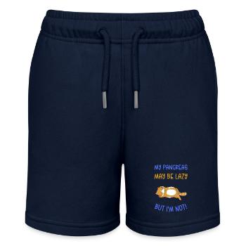 Diabetes Awareness Type 1 Make My Pancreas Great - Stanley/Stella MINI BOLTER Organic Teen Jogging Shorts - navy - Front