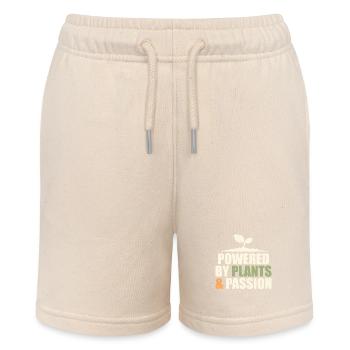Powered by plants & passion: vegan - Stanley/Stella MINI BOLTER Organic Teen Jogging Shorts - soft Ecru - Front