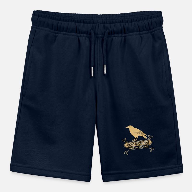 Crows Before Bros Support Your Local Murder Stanley/Stella MINI BOLTER Organic Teen Jogging Shorts