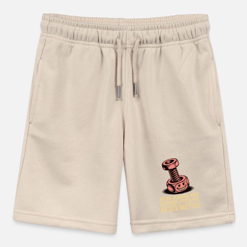 Wenn jemand eine Schraube locker hat Mutter Spruch Stanley/Stella Teenager Bio-Joggingshorts MINI BOLTER
