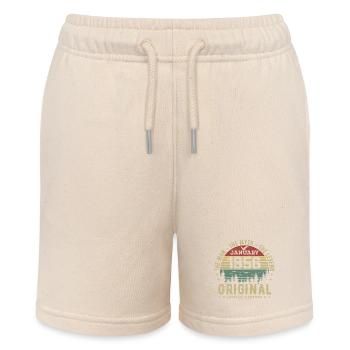 69 Jahre altes Geburtstagsgeschenk, geboren im Januar 1956 - Stanley/Stella Teenager Bio-Joggingshorts MINI BOLTER - Natur - Vorne