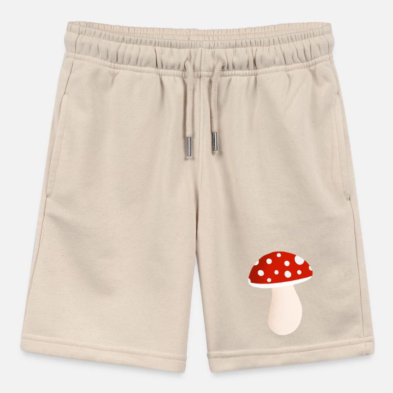 fly agaric mushroom Stanley/Stella MINI BOLTER Organic Teen Jogging Shorts