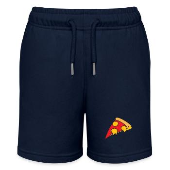 Pizza Comic style - Stanley/Stella Teenager Bio-Joggingshorts MINI BOLTER - Navy - Vorne