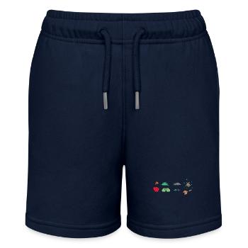Animals Comic - Stanley/Stella MINI BOLTER Organic Teen Jogging Shorts - navy - Front