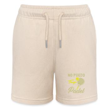 I can't have paddle padel padel athletes - Stanley/Stella MINI BOLTER Organic Teen Jogging Shorts - soft Ecru - Front