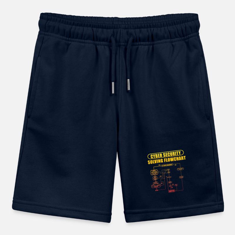 Cyber Security Solving Flowchart Stanley/Stella MINI BOLTER Organic Teen Jogging Shorts