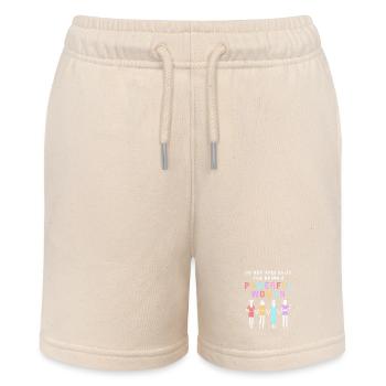 Feminism Feminist Feminist Women's Day - Stanley/Stella MINI BOLTER Organic Teen Jogging Shorts - soft Ecru - Front