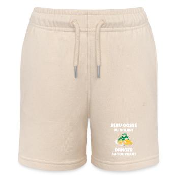 Humor Ich habe meinen Führerschein - Stanley/Stella Teenager Bio-Joggingshorts MINI BOLTER - Natur - Vorne