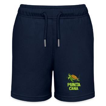 Illustration de Punta Cana-Tortues de mer - Short bio MINI BOLTER Stanley/Stella Ado - bleu marine - Devant