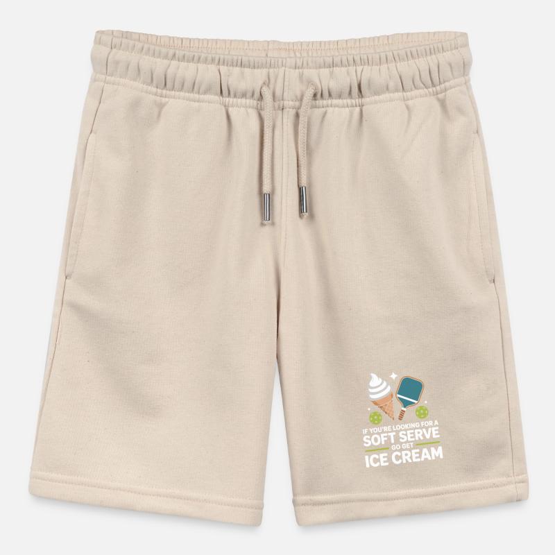Pickleball Player Looking For Soft Serve Dinking Stanley/Stella MINI BOLTER Organic Teen Jogging Shorts