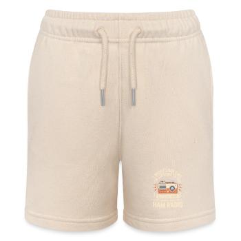 Amateurfunk-Tagträume - Stanley/Stella Teenager Bio-Joggingshorts MINI BOLTER - Natur - Vorne