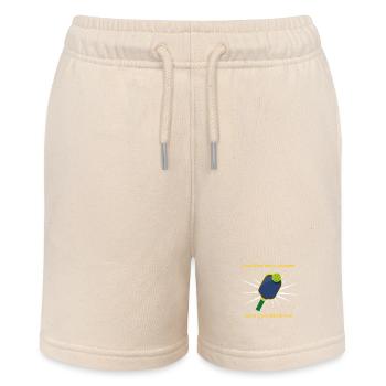 Pickleball . Ich bin der Einzige, der mich besiegen kann - Stanley/Stella Teenager Bio-Joggingshorts MINI BOLTER - Natur - Vorne