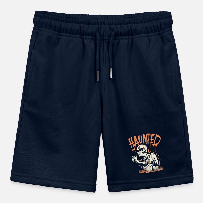 Haunted Skeleton Stanley/Stella MINI BOLTER Organic Teen Jogging Shorts