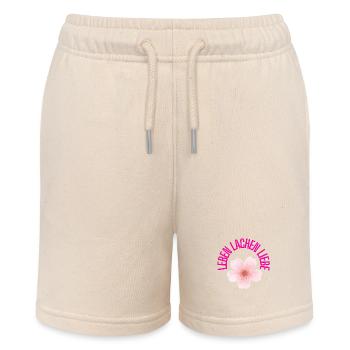 Leben Lachen Liebe - Stanley/Stella Teenager Bio-Joggingshorts MINI BOLTER - Natur - Vorne