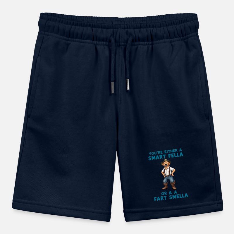 Du bist entweder ein schlauer Kerl oder ein Furzgeruch Stanley/Stella Teenager Bio-Joggingshorts MINI BOLTER