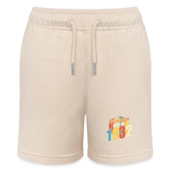 Vintage 1932 Best of 1932 - Annif 92 Years - Stanley/Stella MINI BOLTER Organic Teen Jogging Shorts - soft Ecru - Front
