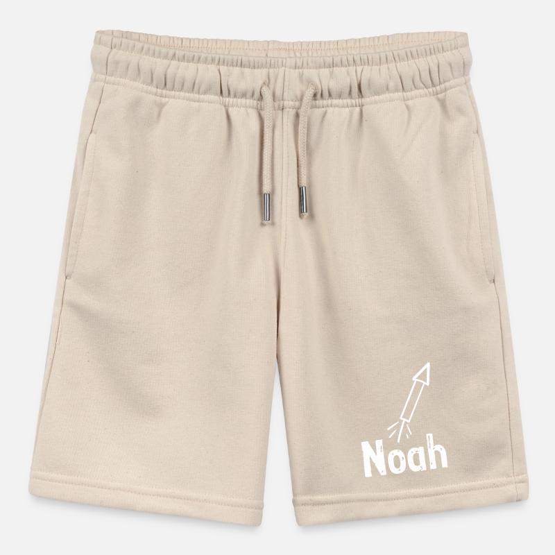 Lettrage NOAH avec fusée VECTOR Short bio MINI BOLTER Stanley/Stella Ado