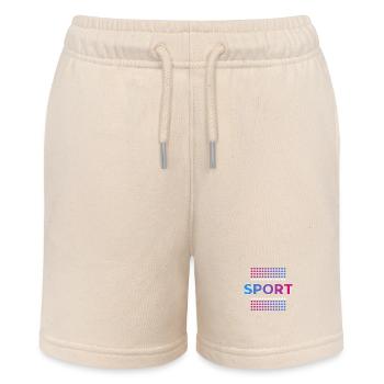 Sport 2023 1 - Stanley/Stella Teenager Bio-Joggingshorts MINI BOLTER - Natur - Vorne