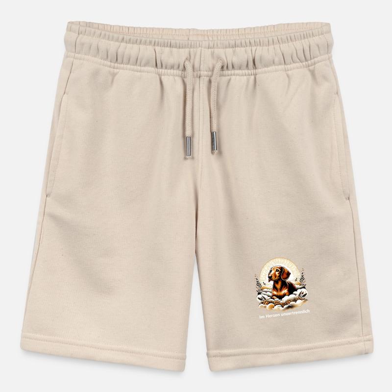 Dachshund Regenbogenbrücke Stanley/Stella Teenager Bio-Joggingshorts MINI BOLTER