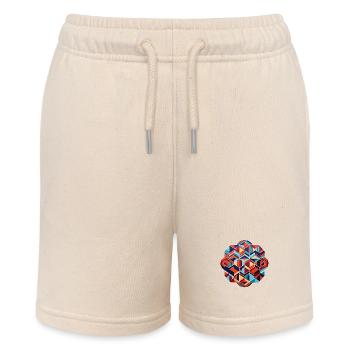 Motifs géométriques - Short bio MINI BOLTER Stanley/Stella Ado - écru doux - Devant