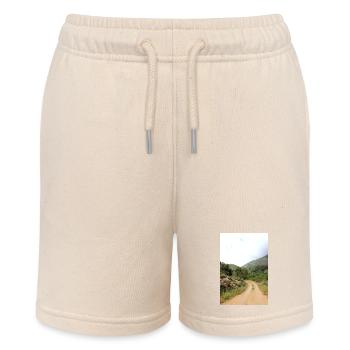 Mountain Mountains Mountain Landscape Poster - Stanley/Stella MINI BOLTER Organic Teen Jogging Shorts - soft Ecru - Front