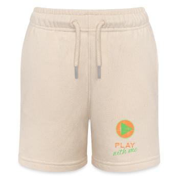 Play with me - orange/vert - Short bio MINI BOLTER Stanley/Stella Ado - écru doux - Devant