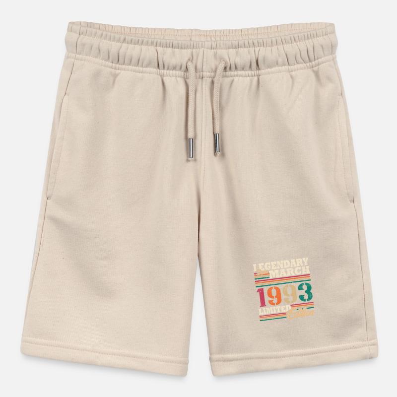 Legendary March 1993 limited edition Stanley/Stella MINI BOLTER Organic Teen Jogging Shorts