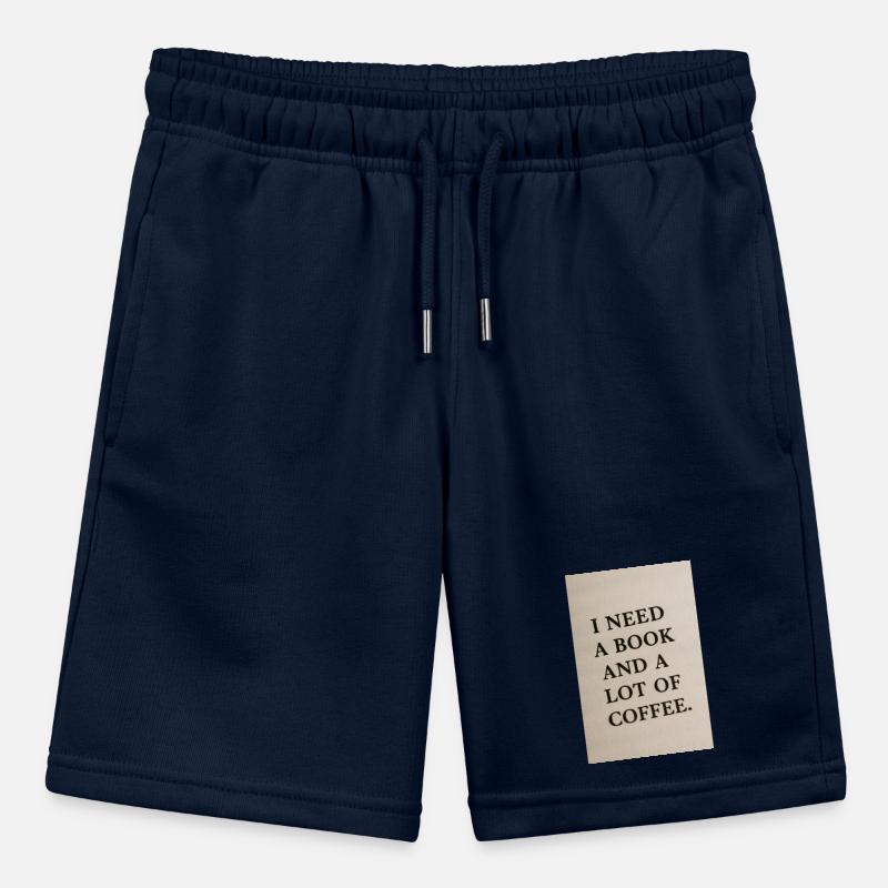 Ich brauche ein Buch und Kaffee Stanley/Stella Teenager Bio-Joggingshorts MINI BOLTER
