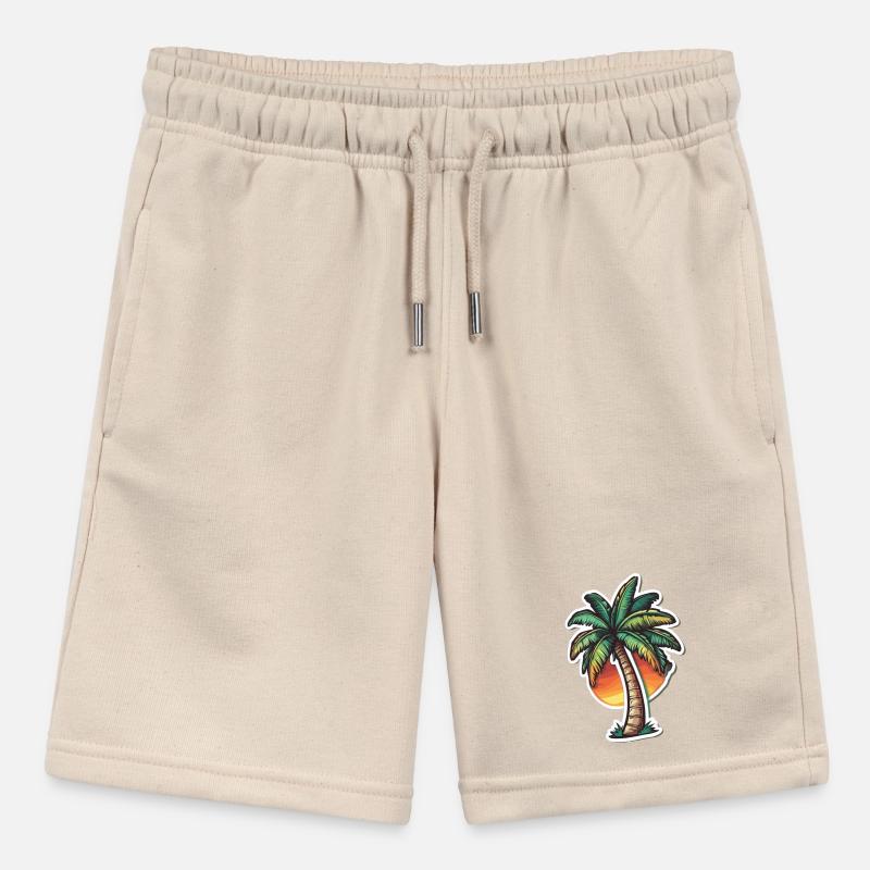 Palm tree Stanley/Stella MINI BOLTER Organic Teen Jogging Shorts