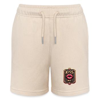Kiss me - Stanley/Stella MINI BOLTER Organic Teen Jogging Shorts - soft Ecru - Front