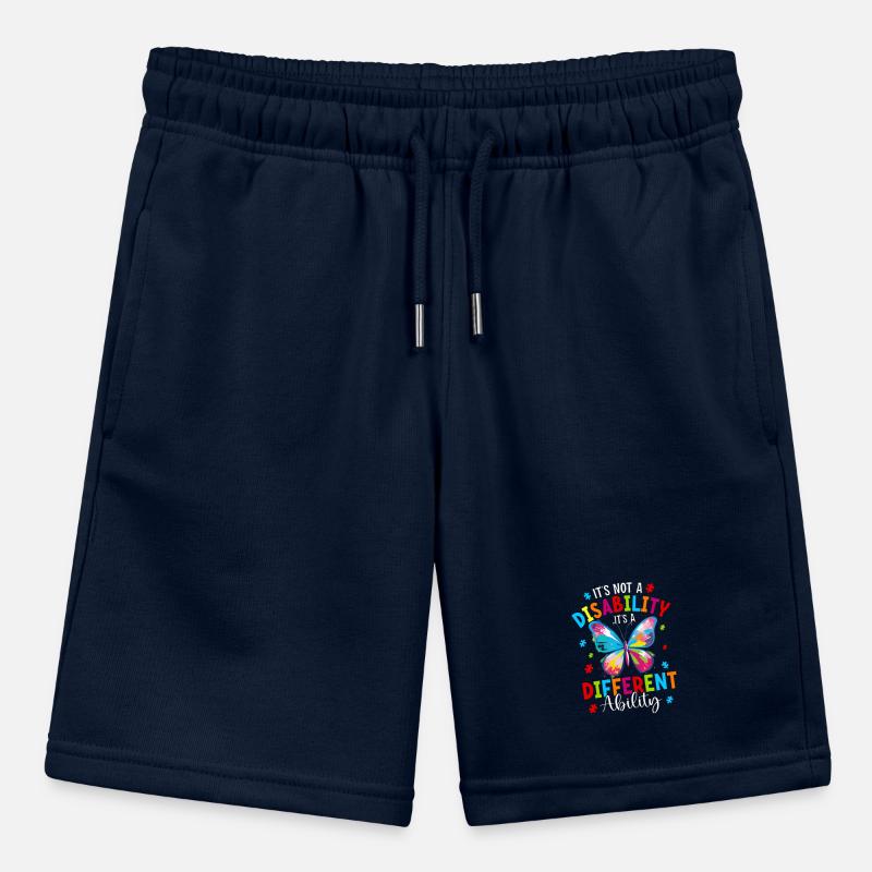 it's not a disability it's a different ability Stanley/Stella MINI BOLTER Organic Teen Jogging Shorts