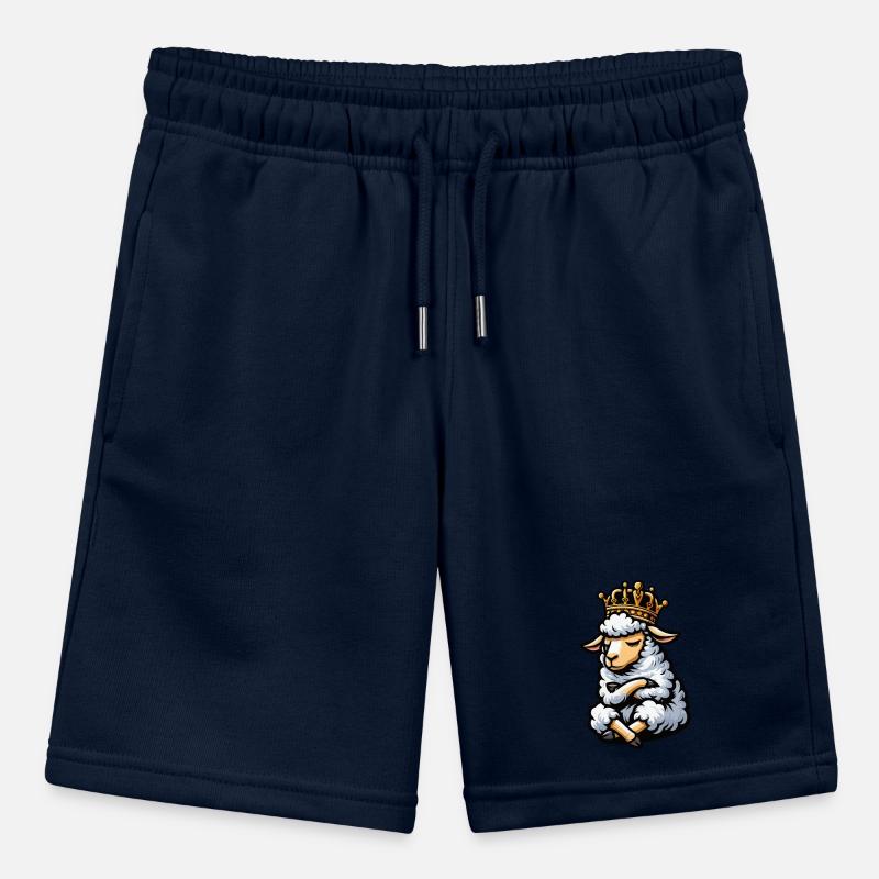 Sheep Sheep Shepherd Sheep Keeper Ram Stanley/Stella MINI BOLTER Organic Teen Jogging Shorts