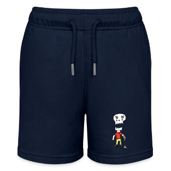 NoCream SkullHeart - Stanley/Stella Teenager Bio-Joggingshorts MINI BOLTER - Navy - Vorne
