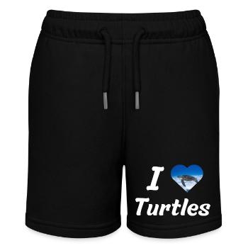 J’adore les tortues - Short bio MINI BOLTER Stanley/Stella Ado - noir - Devant