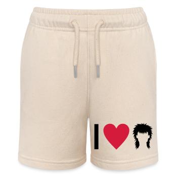 Vokuhila - Stanley/Stella Teenager Bio-Joggingshorts MINI BOLTER - Natur - Vorne